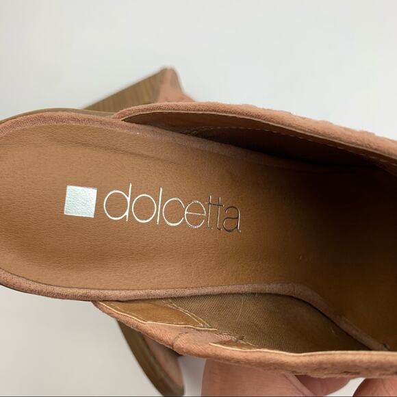 Dolcetta Blaine Open Toe Heeled Mules - Picture 9 of 9